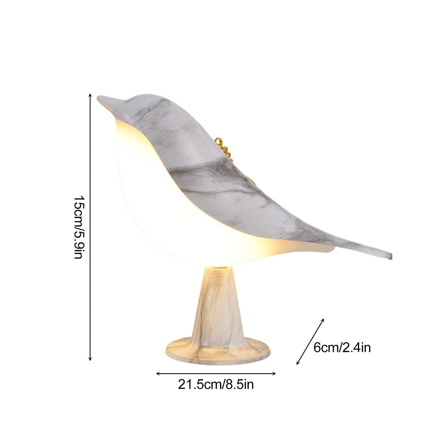 Bird Motif LED Table Lamp