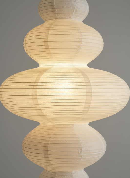 Embossed Rice Paper Cloud Pendant Light | Kumora