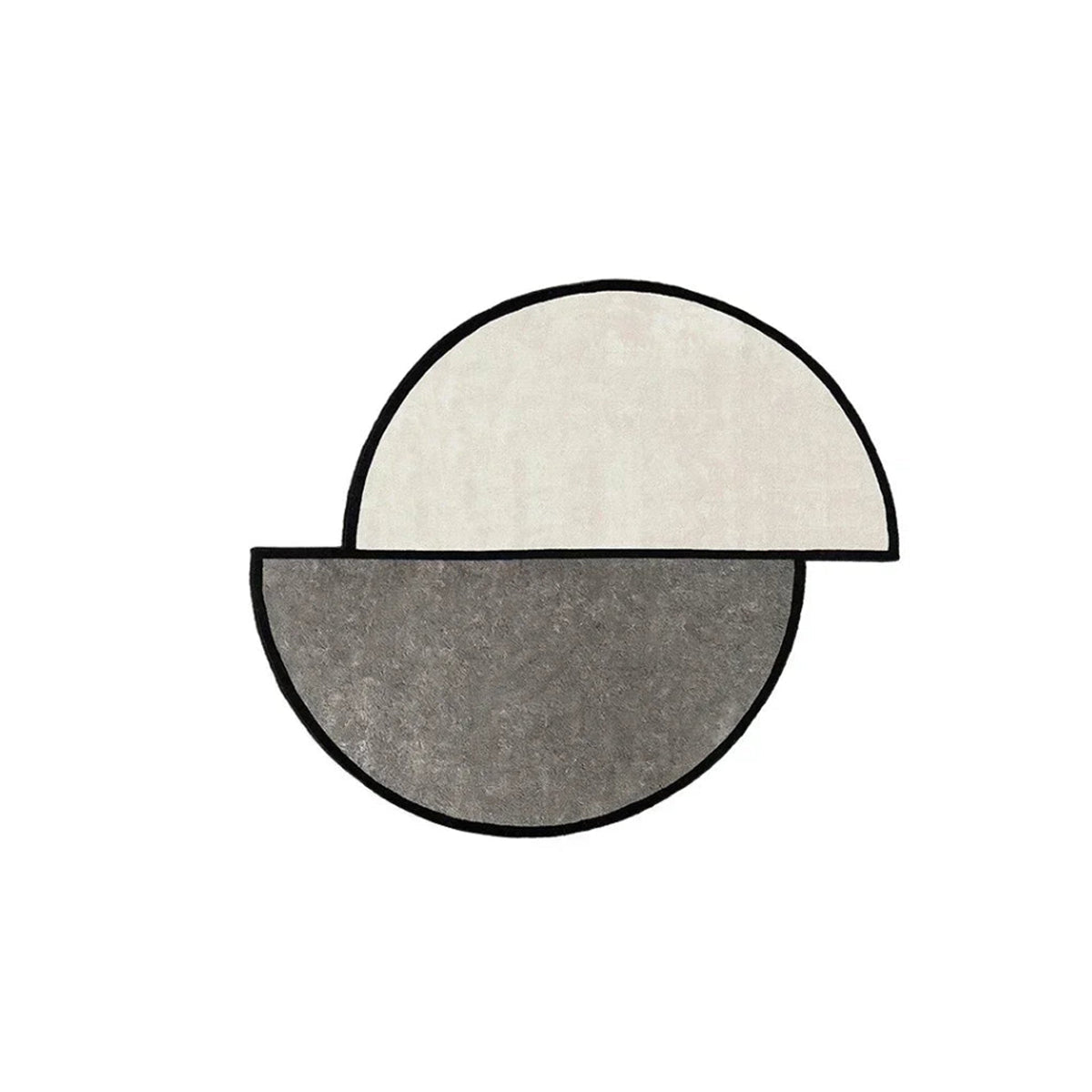 Modern Geometric Half-Moon Rug | Haveni