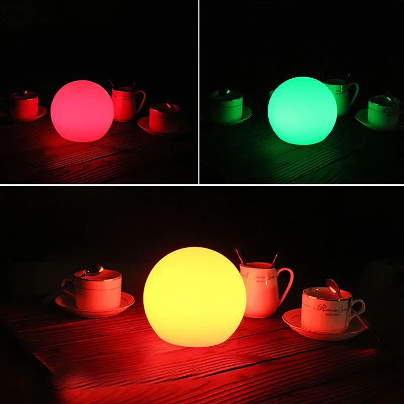 Wireless LED Globe Lamp with 16 Colors