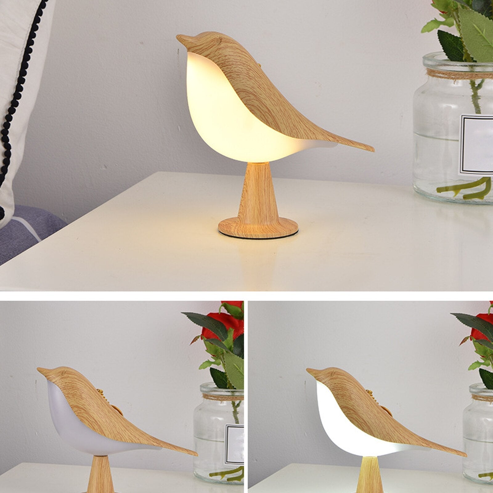 Bird Motif LED Table Lamp