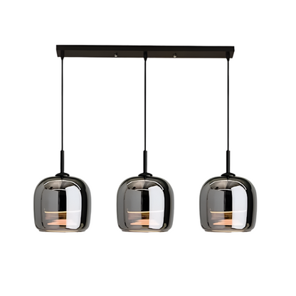 Black Glass Pendant Light