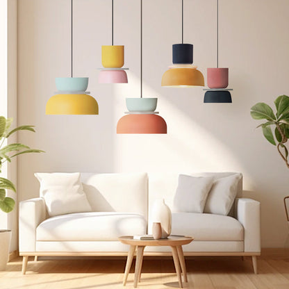 Color Block Nordic Pendant Light
