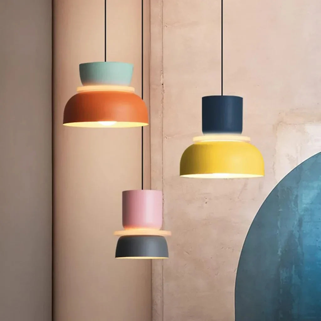 Color Block Nordic Pendant Light