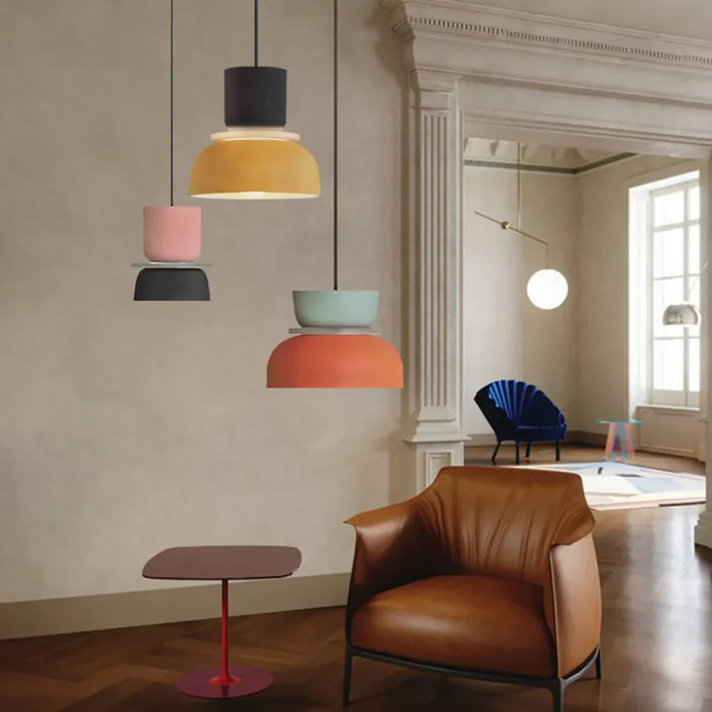 Color Block Nordic Pendant Light