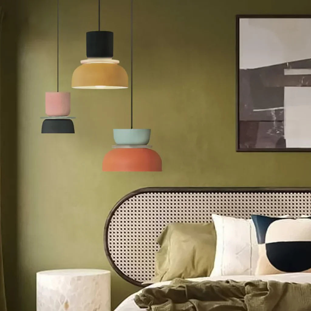 Color Block Nordic Pendant Light
