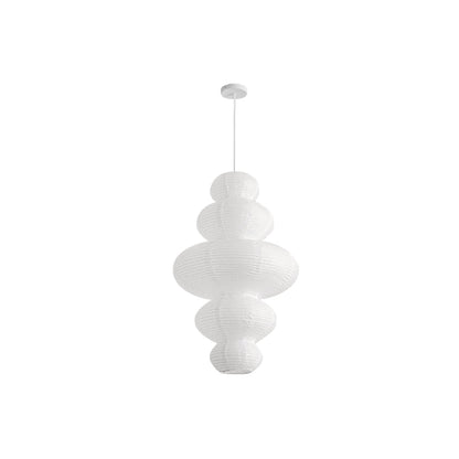 Embossed Rice Paper Cloud Pendant Light | Kumora