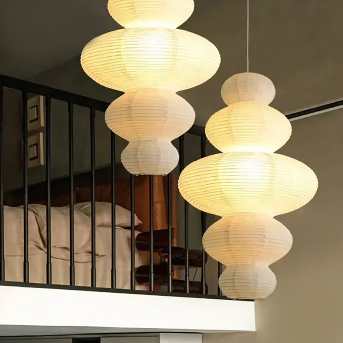 Embossed Rice Paper Cloud Pendant Light | Kumora
