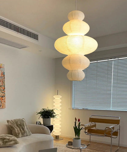 Embossed Rice Paper Cloud Pendant Light | Kumora