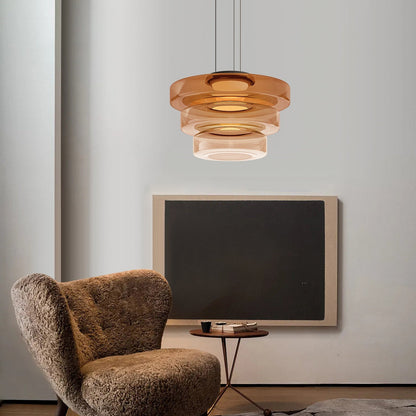 Glass Pendant Light Fixture