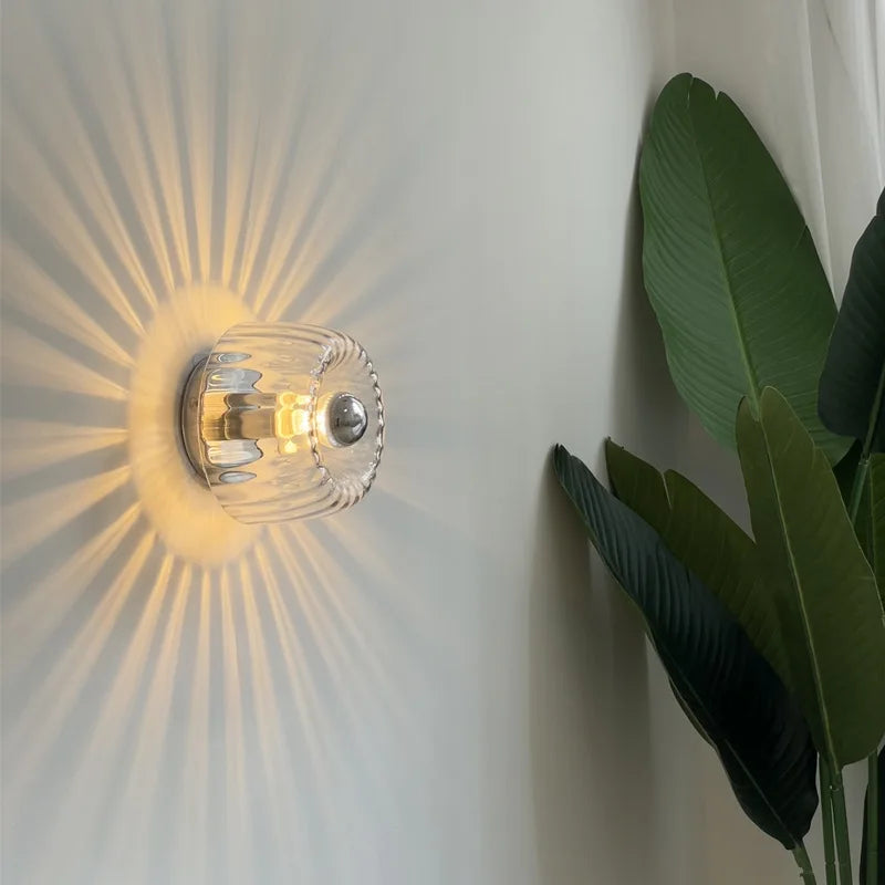 Glass Wall Light Fixture