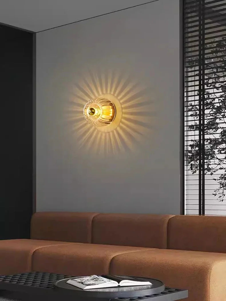Glass Wall Light Fixture