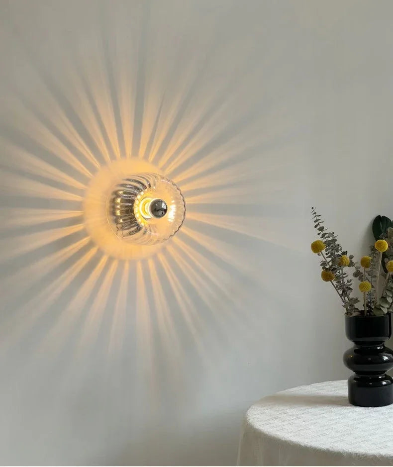 Glass Wall Light Fixture