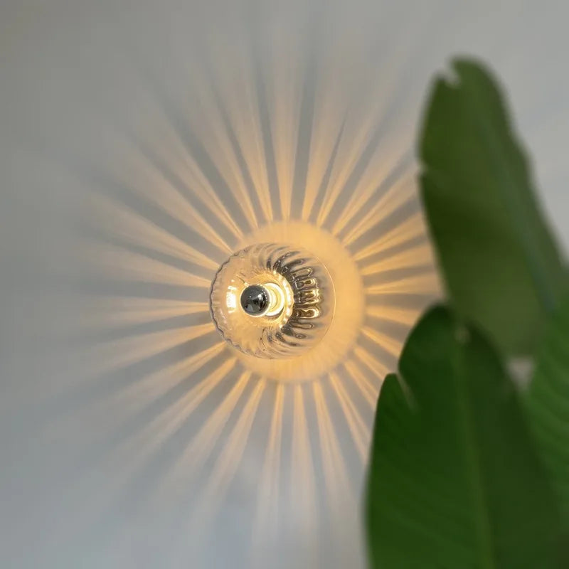 Glass Wall Light Fixture