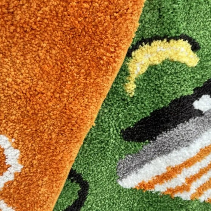 Handcrafted Summer Poolside Tufted Rug Set | Taira