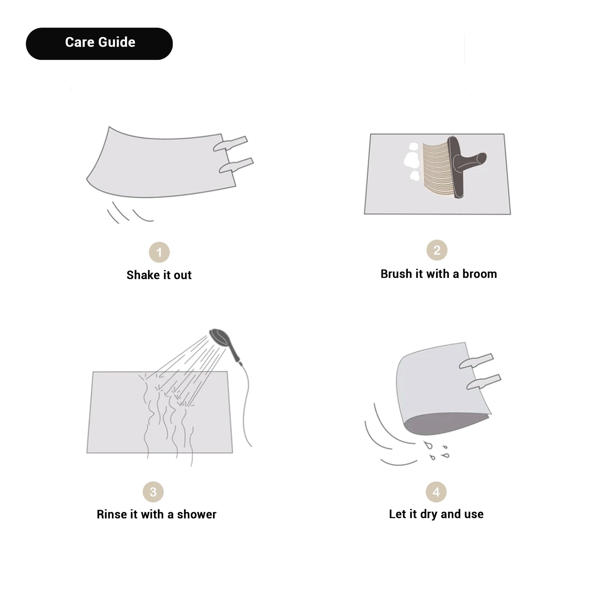 Minimalist Plush Tufted Bath Mat | Matty