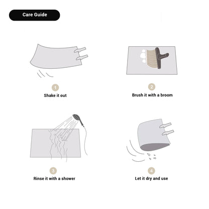 Minimalist Plush Tufted Bath Mat | Matty