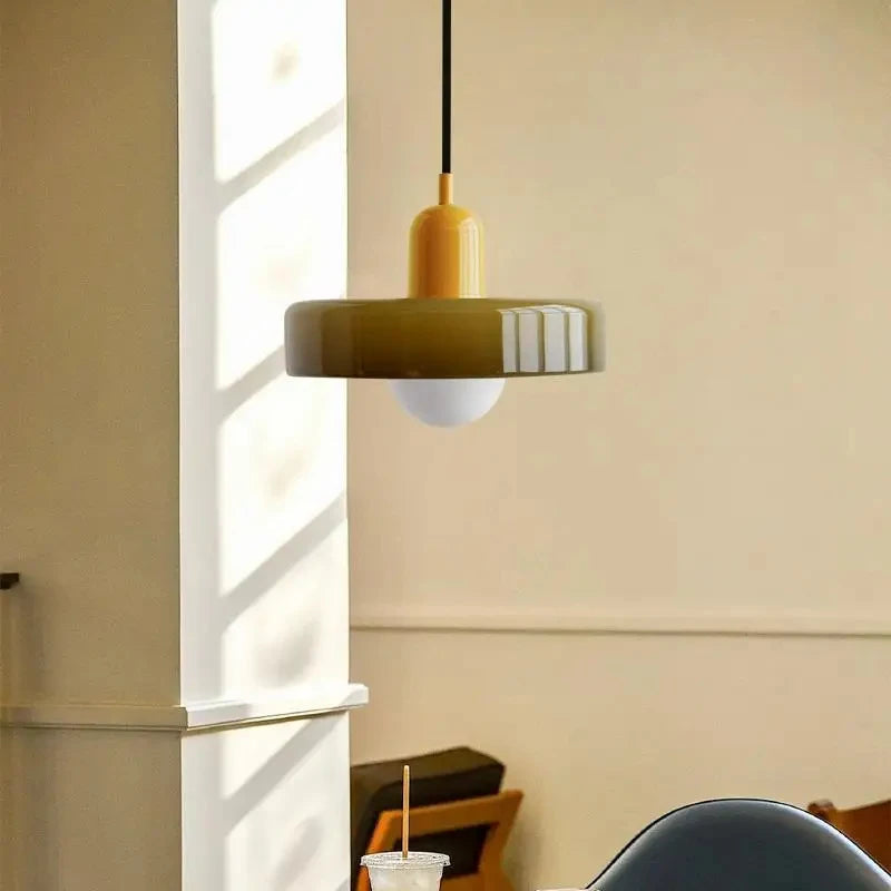 Modern Art Glass Stone Pendant Light | Minori33