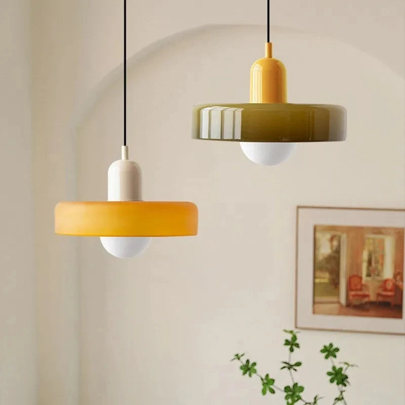 Modern Art Glass Stone Pendant Light | Minori