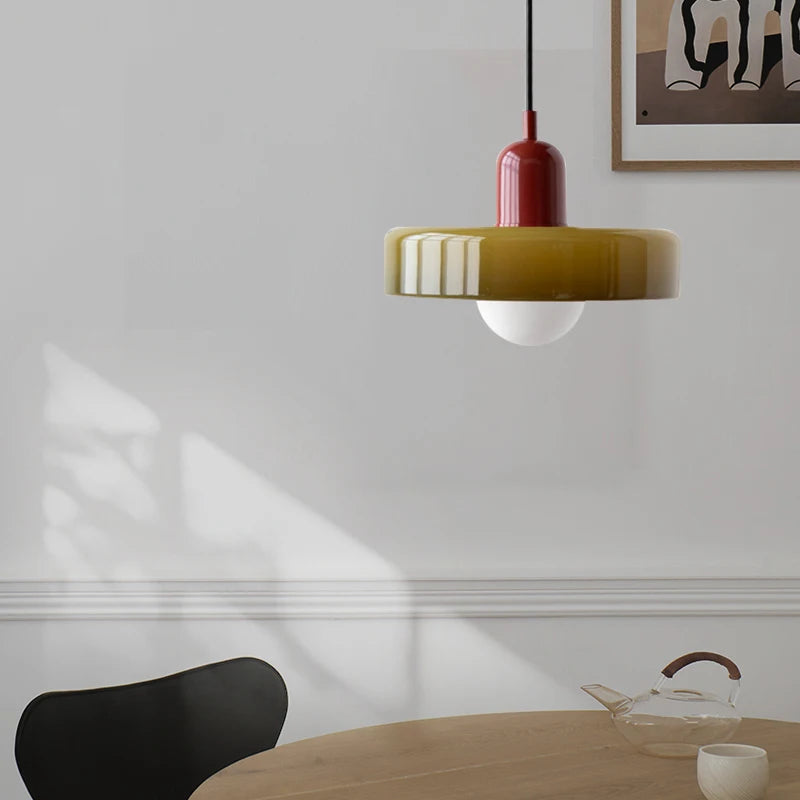 Modern Art Glass Stone Pendant Light | Minori