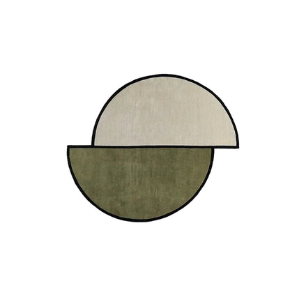Modern Geometric Half-Moon Rug | Haveni