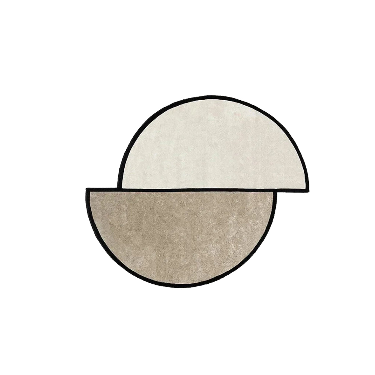 Modern Geometric Half-Moon Rug | Haveni
