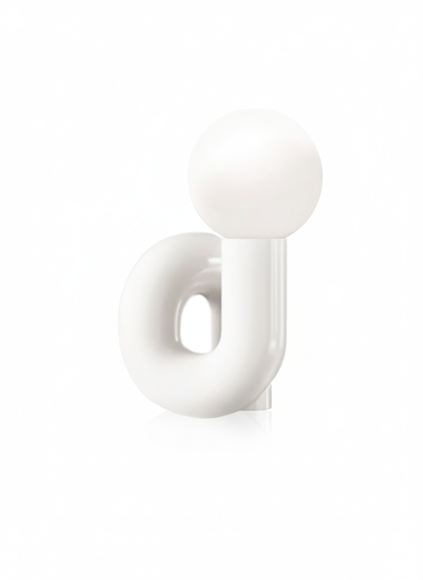 Modern Sculptural U-Shape Table Lamp | Auren