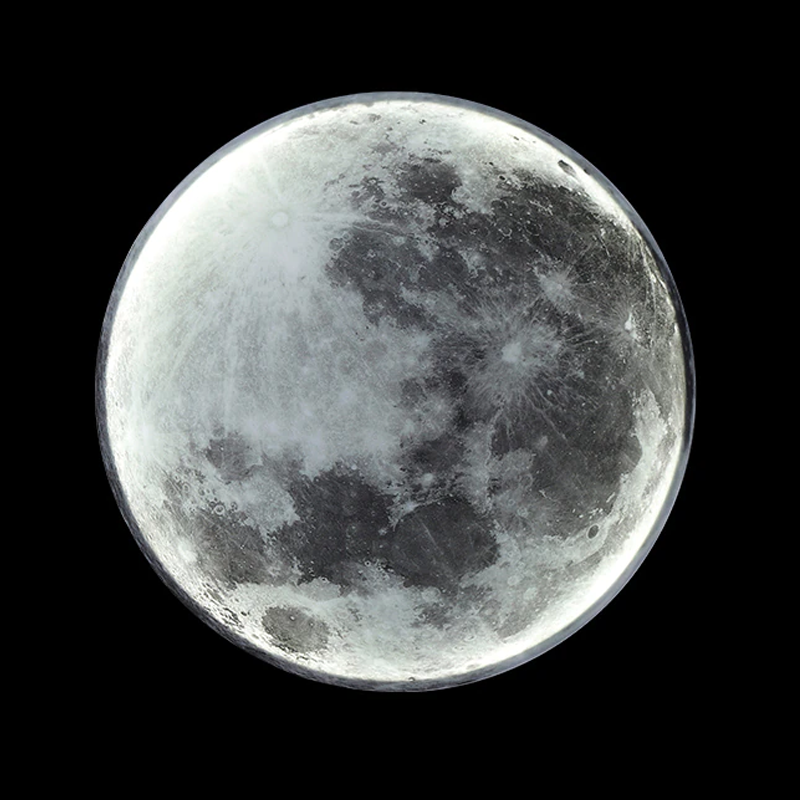 Moon Surface Lamp