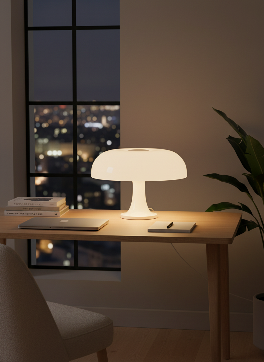 Retro Mushroom Dome Table Lamp | Elura