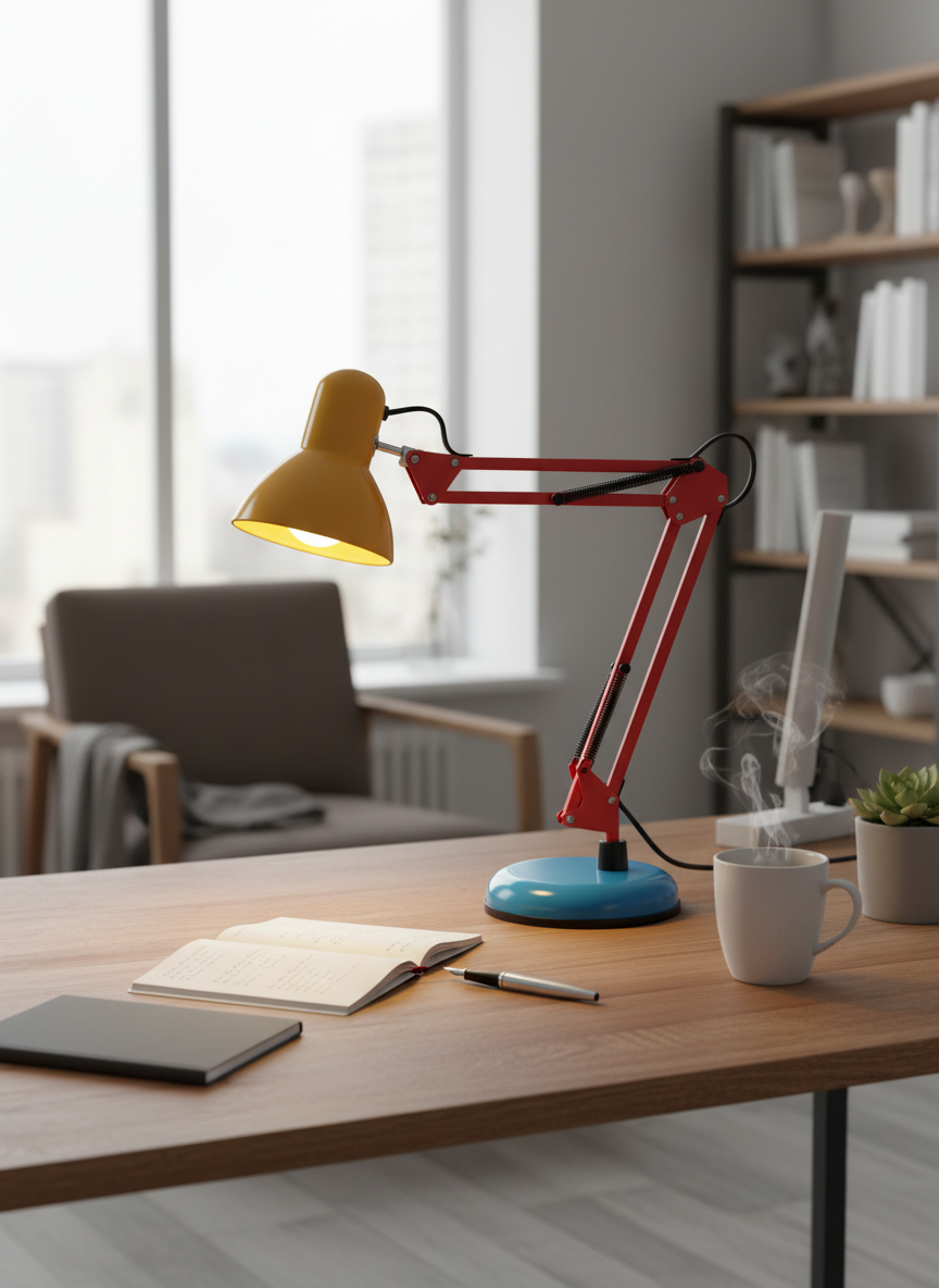 Retro Pop Art Adjustable Desk Lamp | Noira