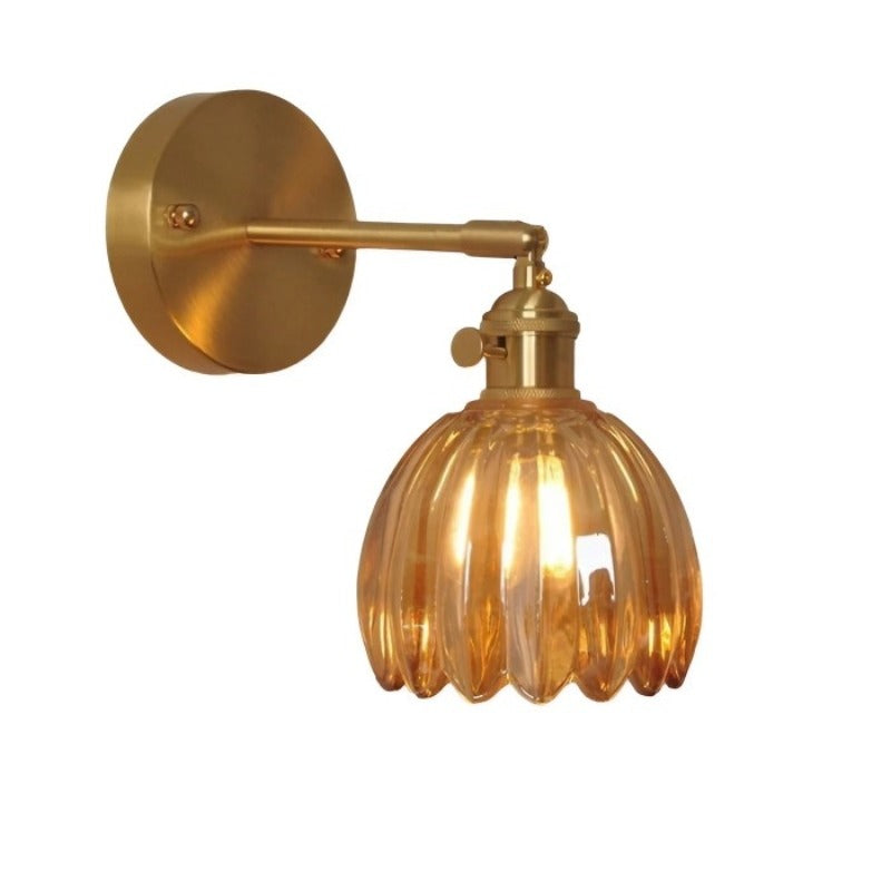 Tulip Glass Wall Sconce