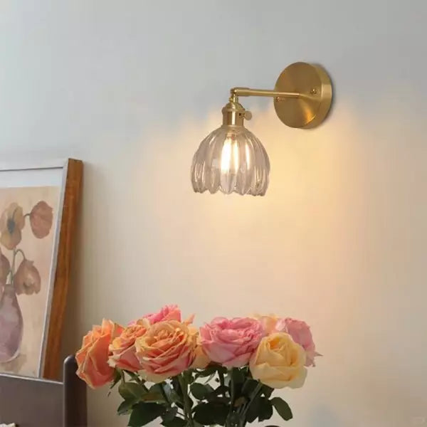 Tulip Glass Wall Sconce