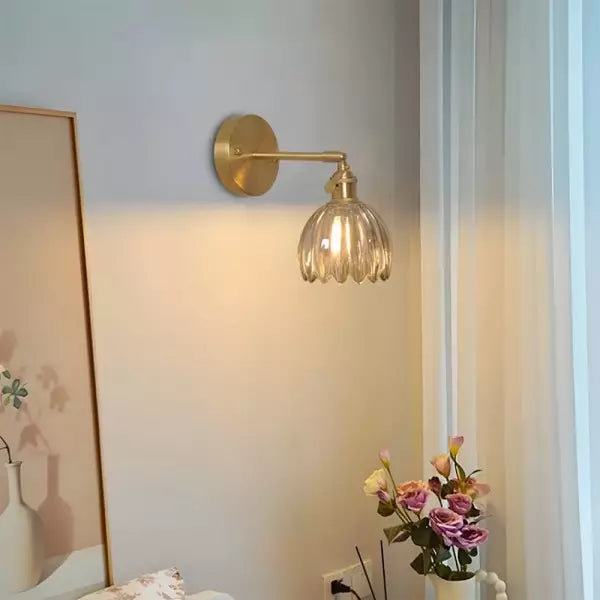 Tulip Glass Wall Sconce