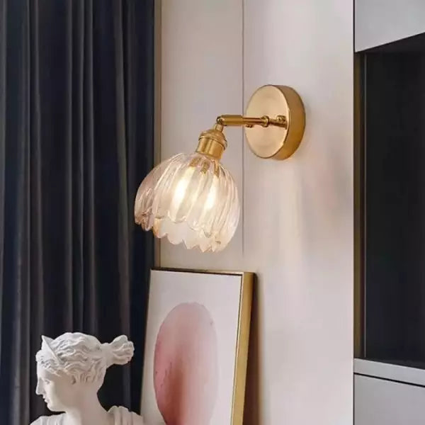 Tulip Glass Wall Sconce