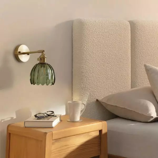 Tulip Glass Wall Sconce