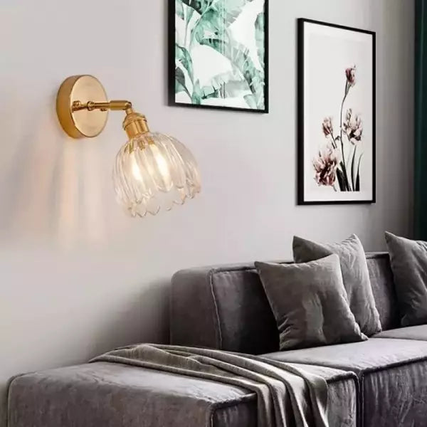 Tulip Glass Wall Sconce