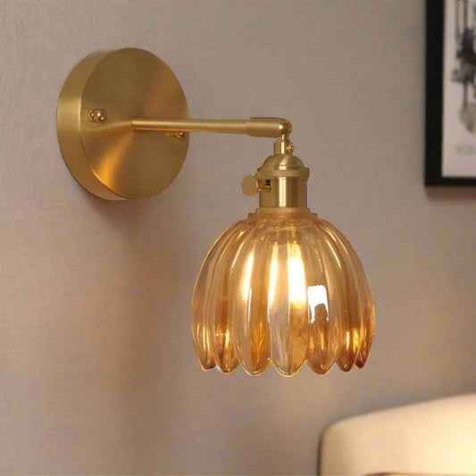 Tulip Glass Wall Sconce