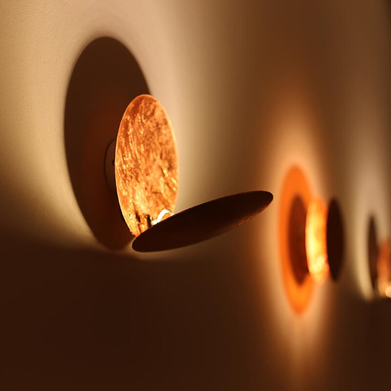 Wall Light with Rotating Discs