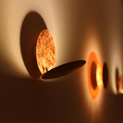 Wall Light with Rotating Discs