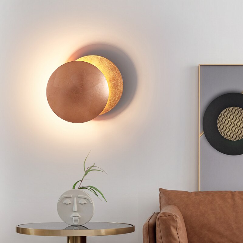 Wall Light with Rotating Discs