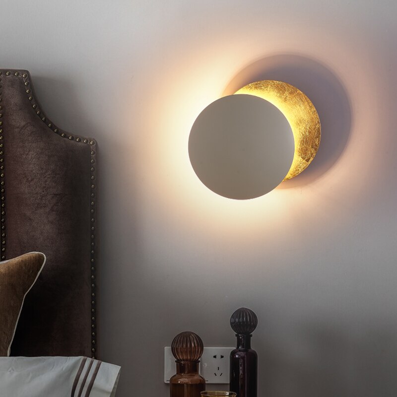 Wall Light with Rotating Discs