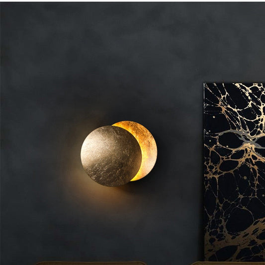 Wall Light with Rotating Discs