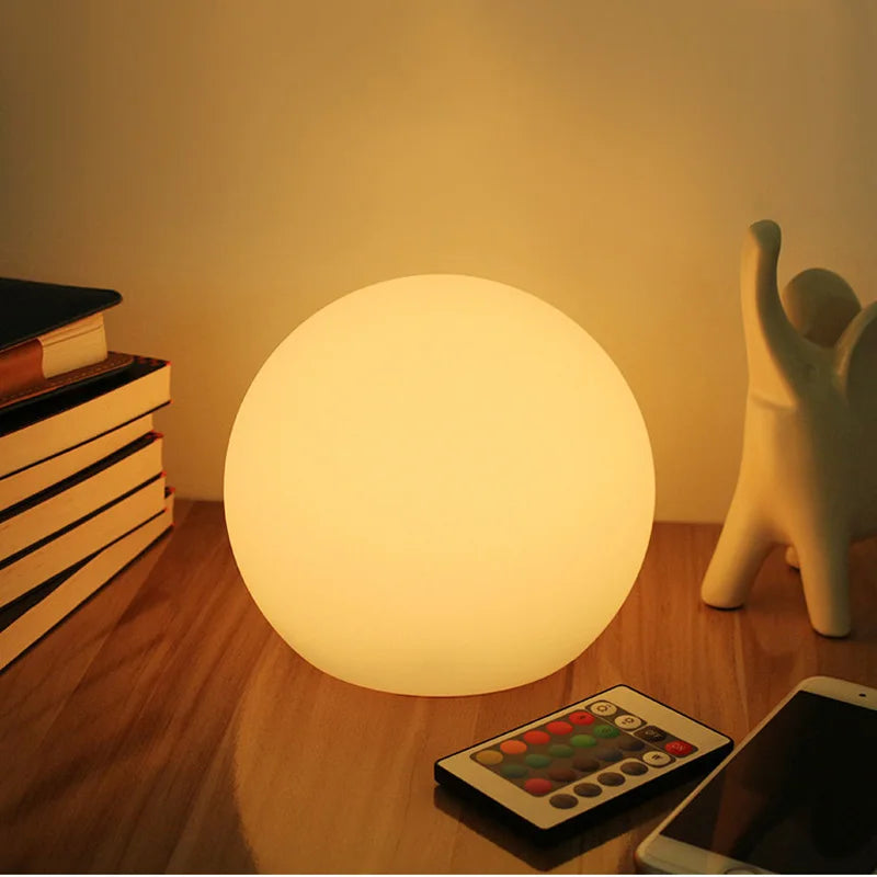 Wireless LED Globe Lamp with 16 Colors